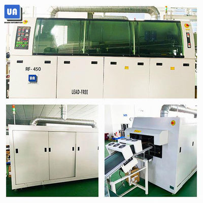 PLC Lead Free Wave Soldering Machine 1600KG 380V 50HZ Air Cylinder