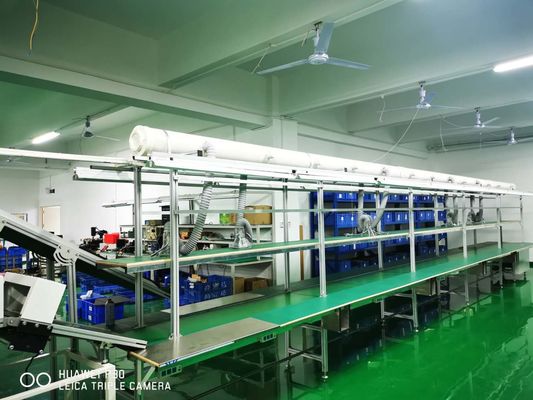 6M Green Conductive ESD Belt Conveyor PCBs Pallets Transferring