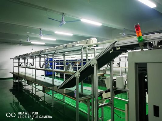 6M Green Conductive ESD Belt Conveyor PCBs Pallets Transferring